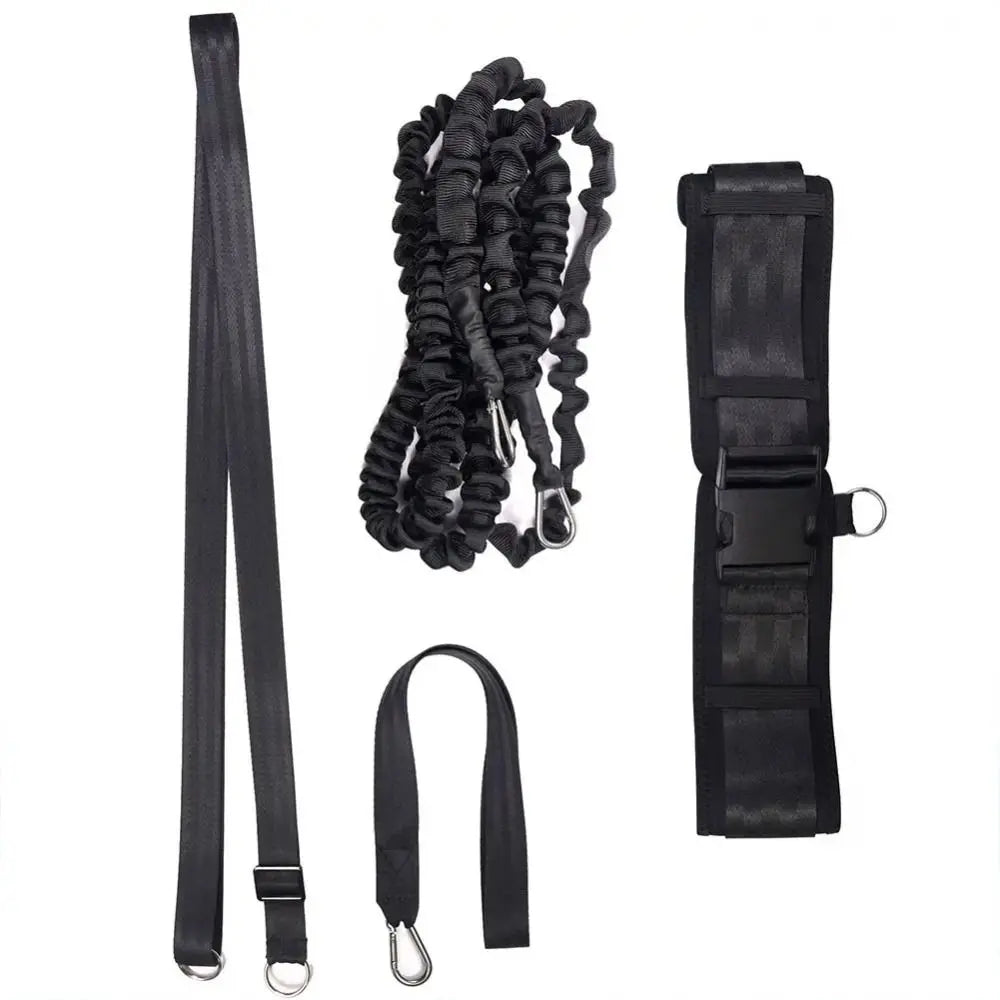 Swim Resistance Belt – Elastic Stationary Swimming Tether Swim Training Belt PLUSH