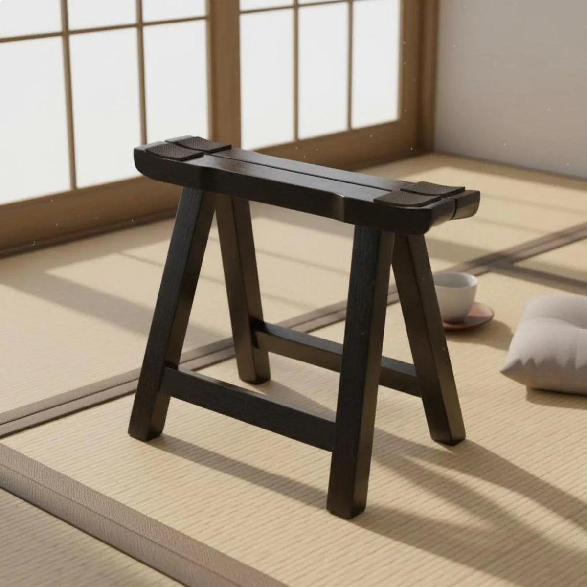 Portable Wooden Guzheng Stand – Meditation Style Zither Stand Instrument Stand PLUSH