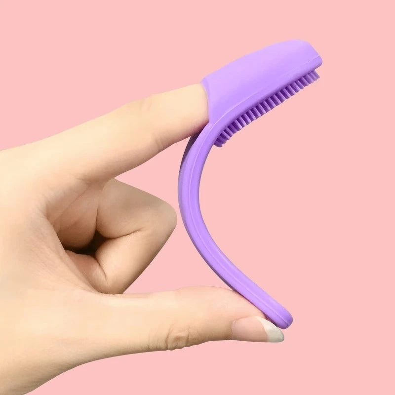 Silicone Facial Cleansing Brush – Double-Sided Nose & Face Facial Cleansing Brush PLUSH