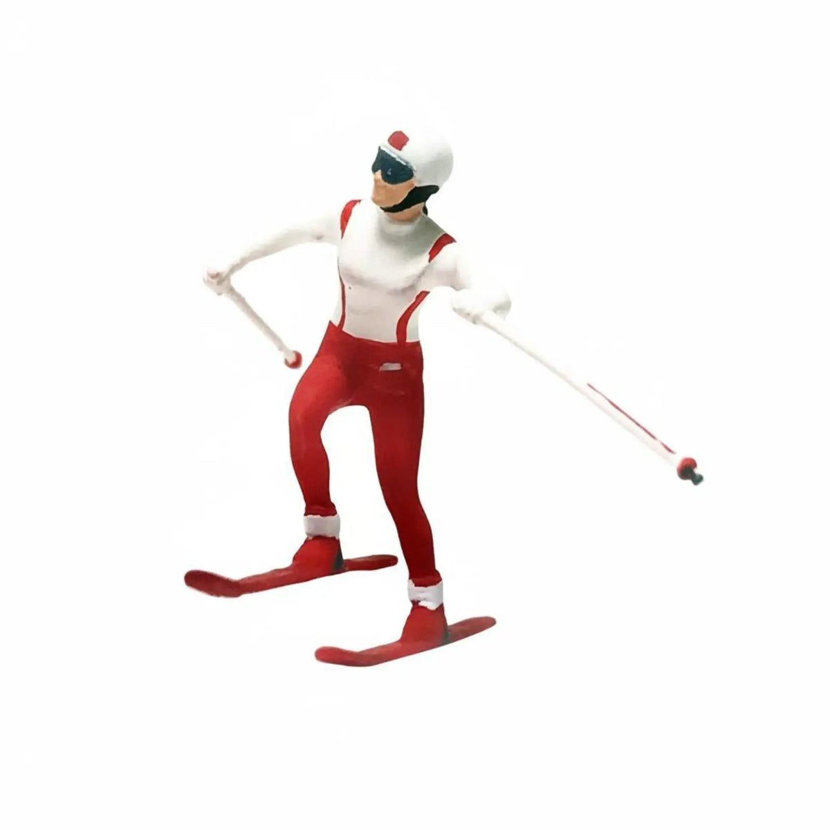 1:64 Scale Resin Skiing Figure – Winter Diorama Collectible Miniature Diorama Figure PLUSH