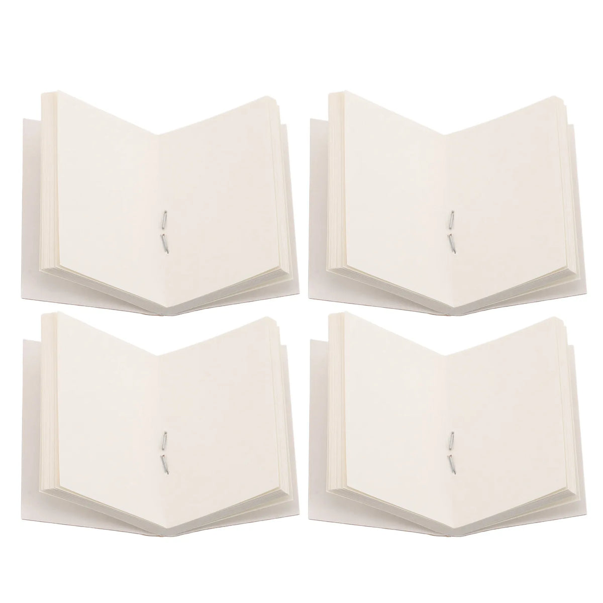 4-Pack Mini Pocket Notebook Kraft Paper Inserts – Blank Refills Pocket Notebook Refills PLUSH