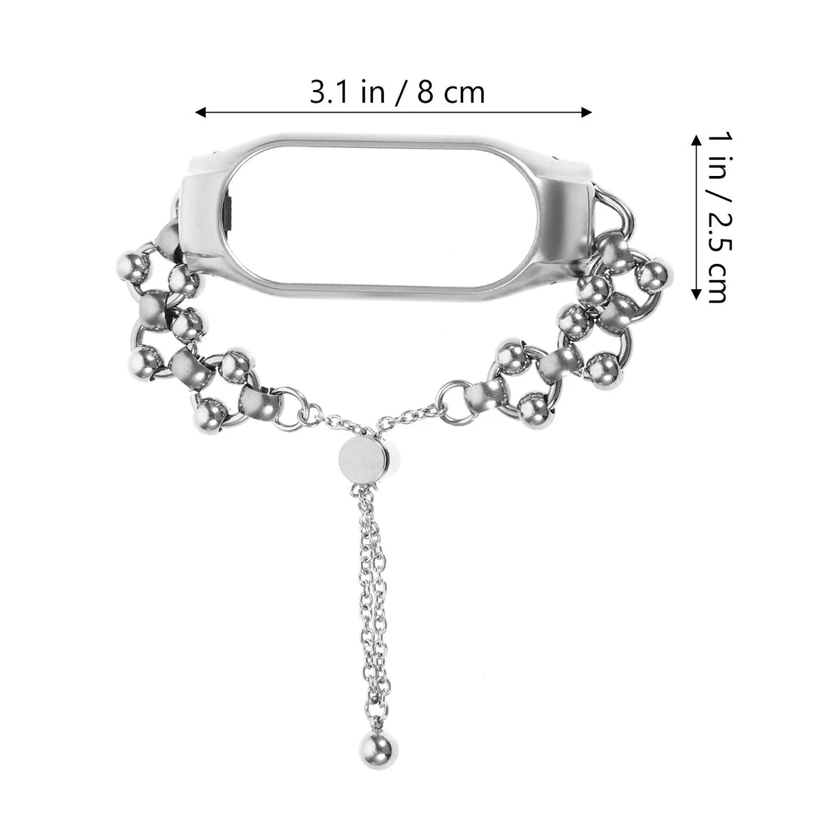 Adjustable Stainless Steel Watch Band – Metal Replacement Strap Metal Watch Band PLUSH
