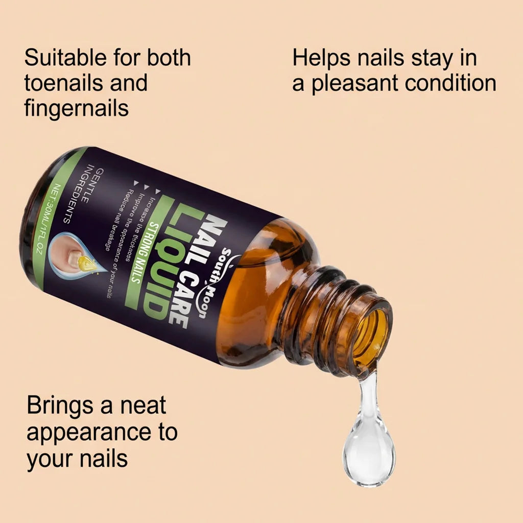South Moon Tea Oil Nail Serum – Nourish & Strengthen 30ml Nail Care Serum PLUSH