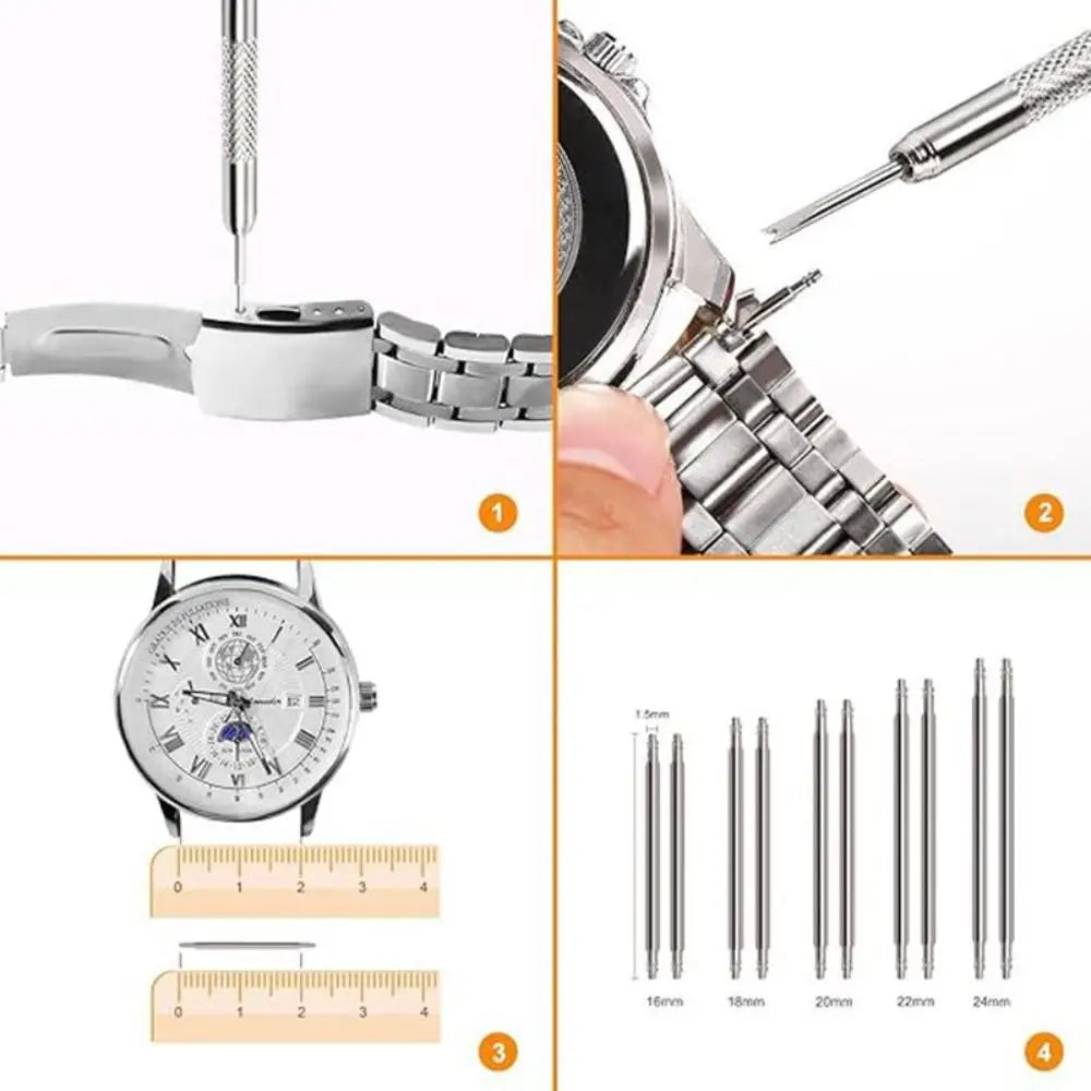 31-Piece Watch Band Link Removal & Adjustment Tool Kit Watch Repair Tool Kit PLUSH