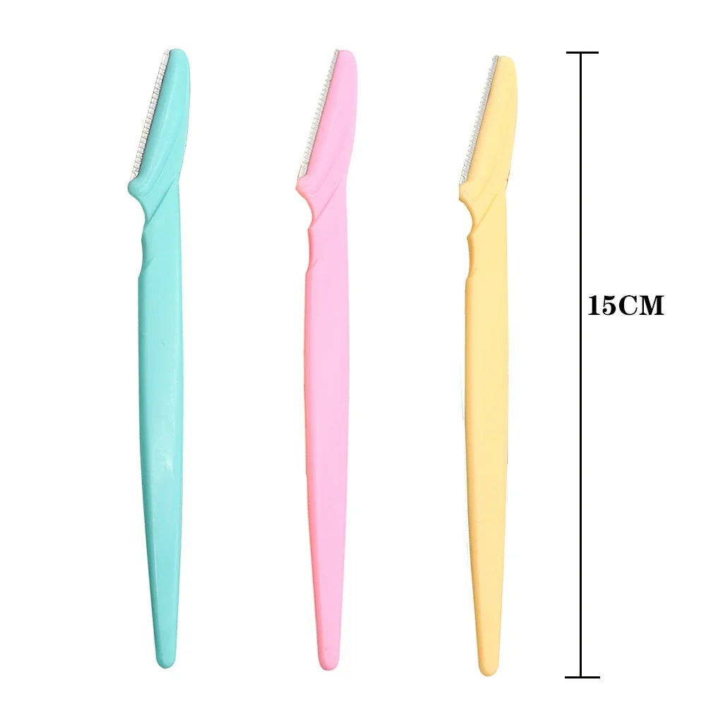 10pcs Eyebrow Shaping Razor Blades – Face Hair Trimmer Set Eyebrow Shaping Razor PLUSH