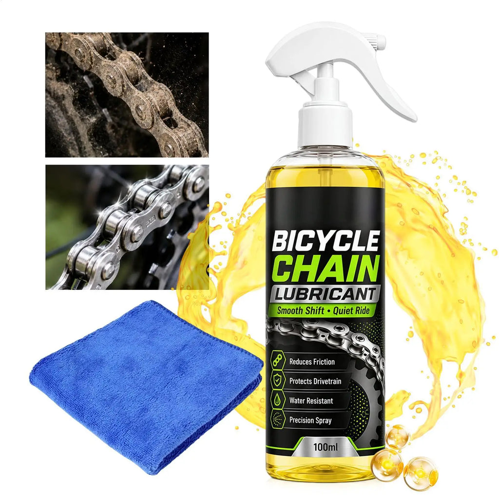 100ml Bike Chain Lube – Quiet, Smooth & All-Weather Protection Bicycle Chain Lubricant PLUSH