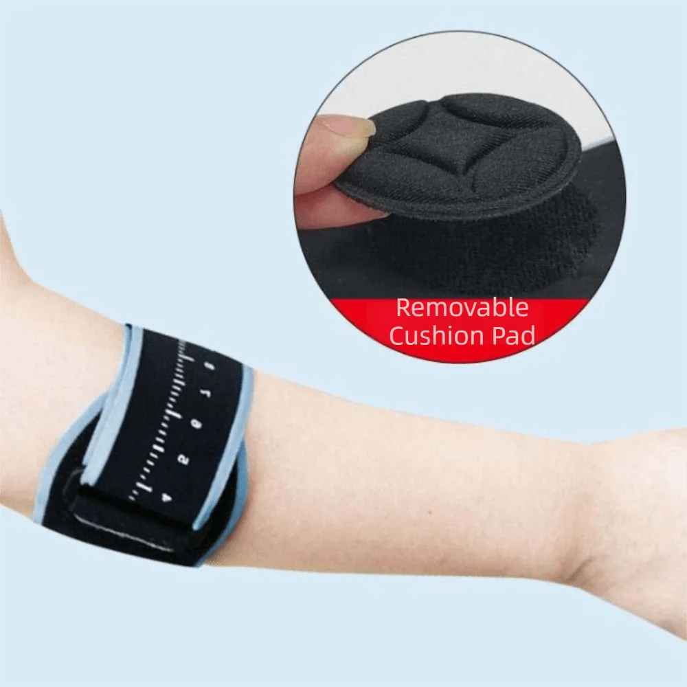 Adjustable Elbow Brace – Breathable Compression Support Strap Elbow Support Brace PLUSH