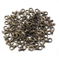 50pcs Zinc Alloy Lobster Clasps – DIY Jewelry Connectors Jewelry Clasps & Findings PLUSH antique bronze 12x6mm
