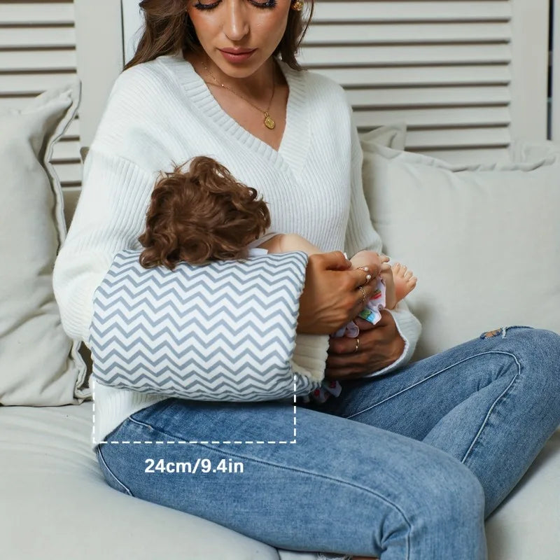 Cozy Baby Arm Nursing Pillow – 100% Cotton Infant Feeding Baby Nursing Pillow PLUSH