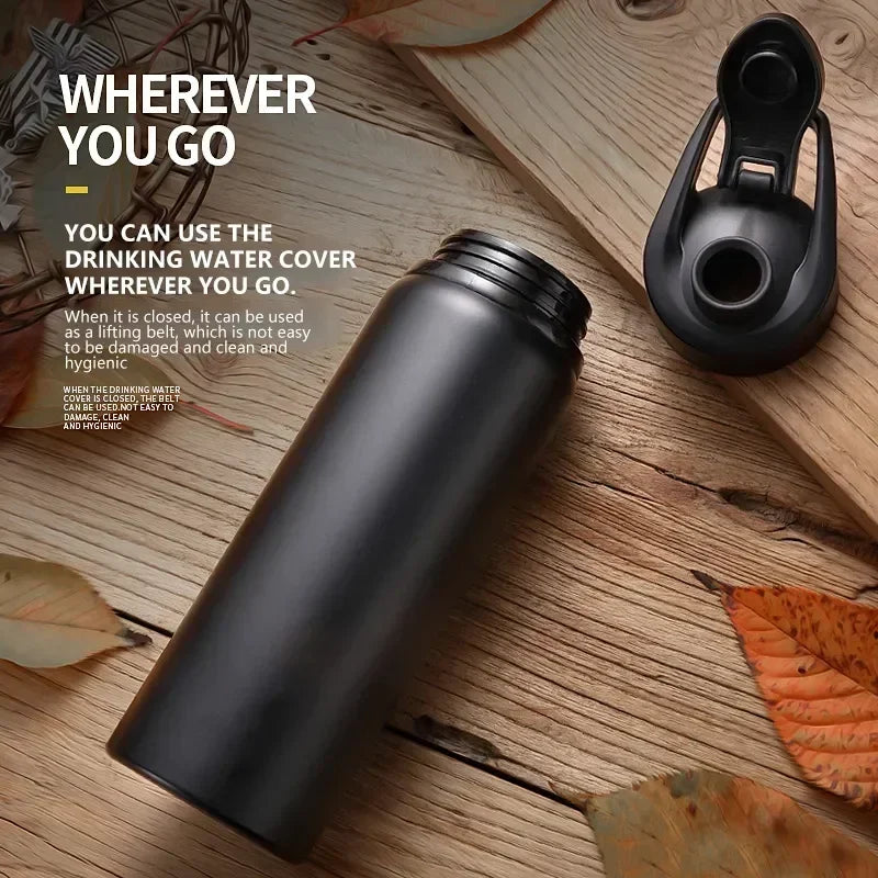 2-Pack 700ml Stainless Steel Bicycle Water Bottles – BPA-Free Sports Water Bottle PLUSH