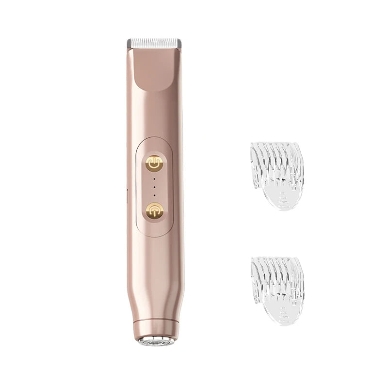 Women's Electric Bikini Trimmer & Body Hair Remover Electric Hair Trimmer PLUSH Gold