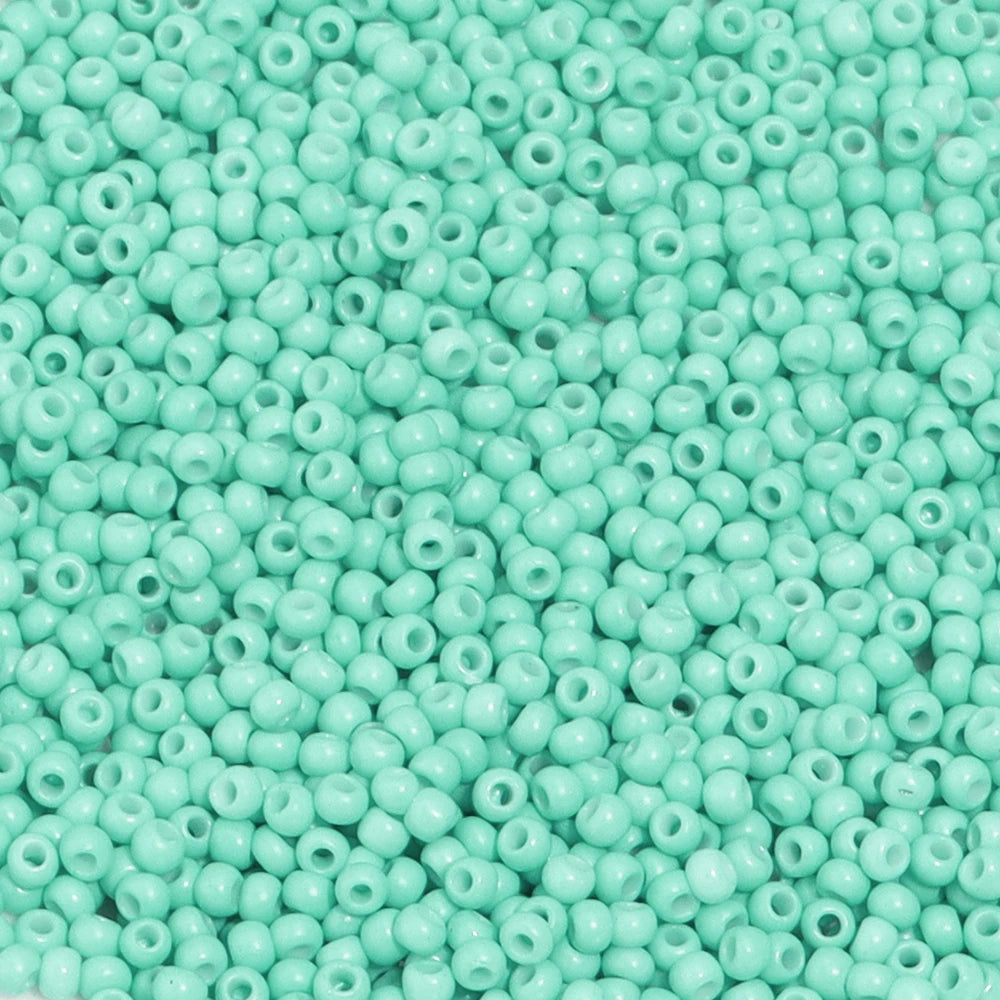2mm Czech Glass Seed Beads 10g – DIY Jewelry Spacer Beads Glass Seed Beads PLUSH light blue