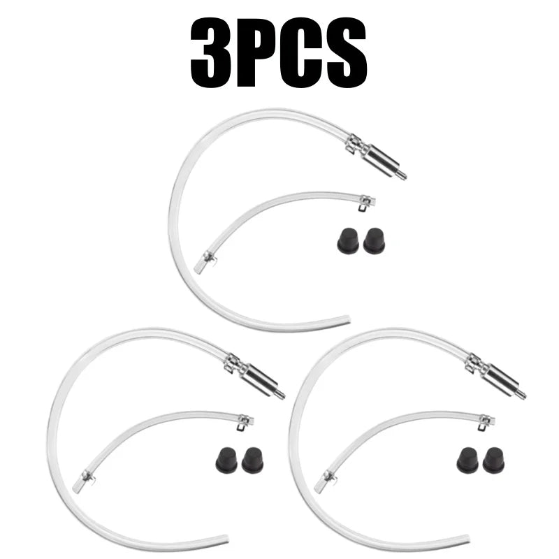 Motorcycle Brake Bleeder Kit – One-Way Check Valve Hose Brake Bleeder Kit PLUSH 3PCS