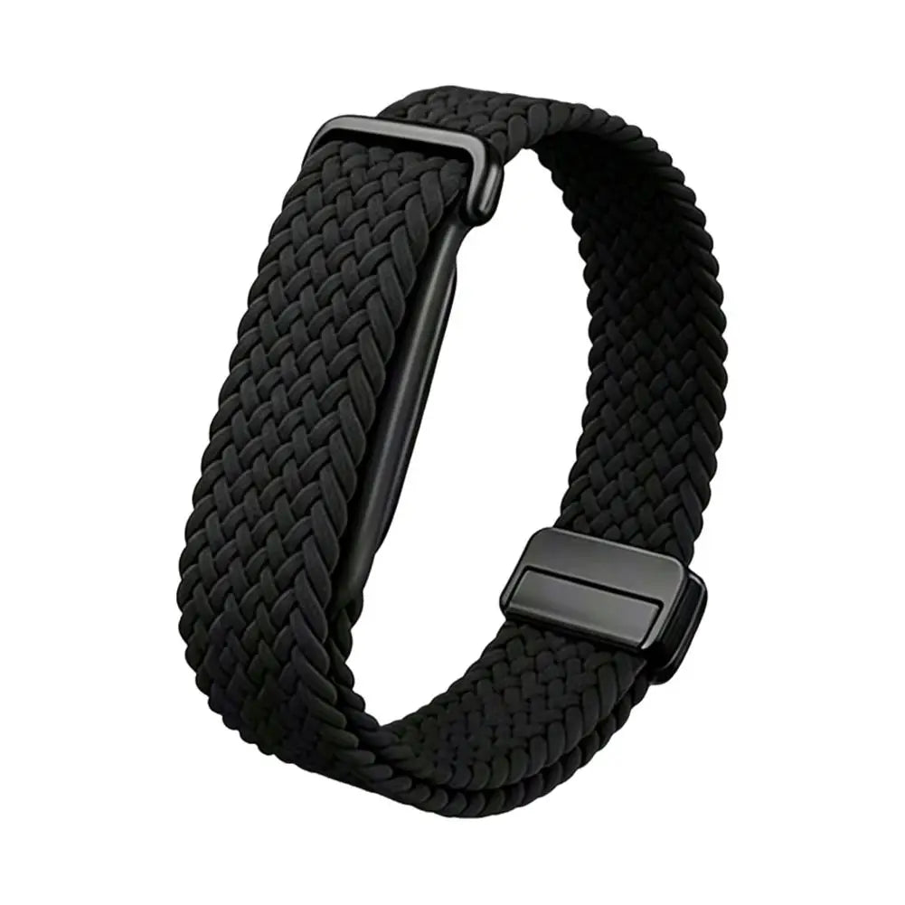 Braided Nylon Magnetic Band for Google Fitbit Air – 18mm Fitness Tracker Band PLUSH A