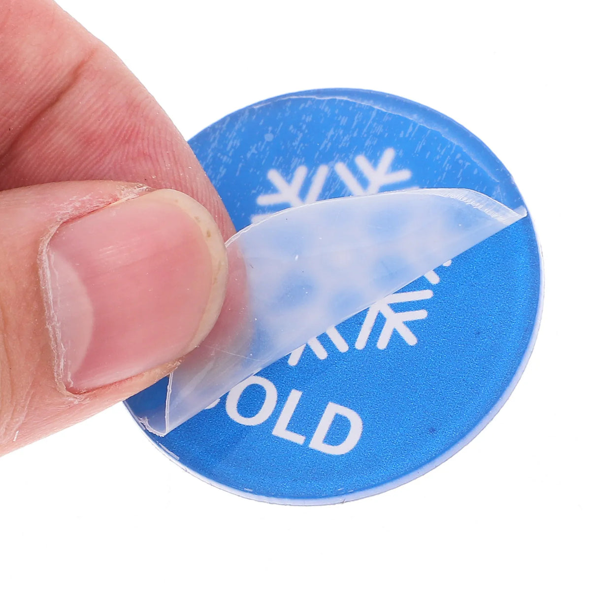 6 Pairs Acrylic Hot & Cold Water Sticker Labels for Taps & Faucets Fixture Label Stickers PLUSH