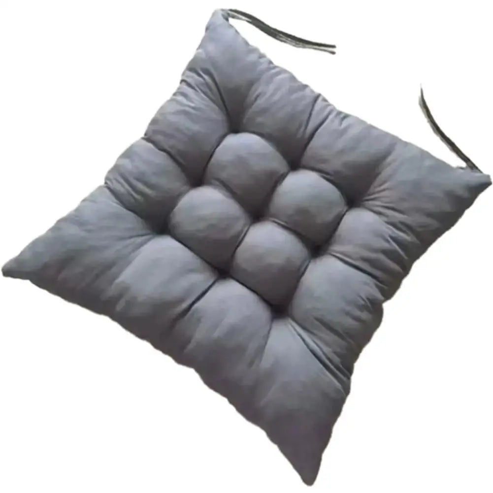 40x40cm Chenille Chair Cushion – Anti-Slip Tufted Seat Pad Chair Seat Cushion PLUSH D