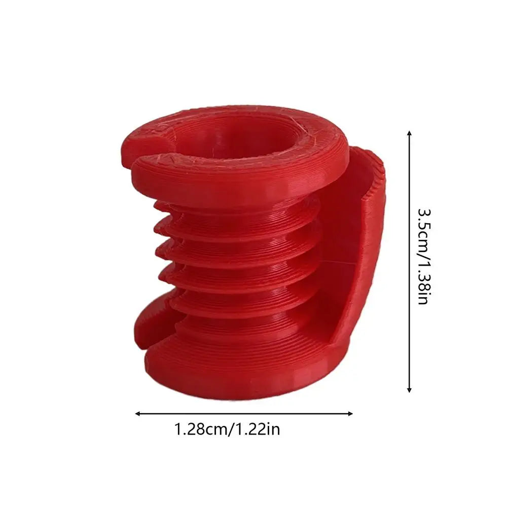 Yarn Guide Ring Knitting Thimble & Crochet Finger Guard Knitting Crochet Tool PLUSH Red