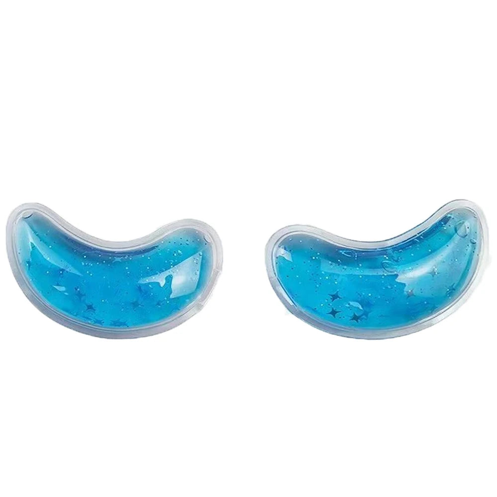 Hot & Cold Reusable Gel Eye Pad – Cooling Eye Compress Gel Eye Compress PLUSH Blue