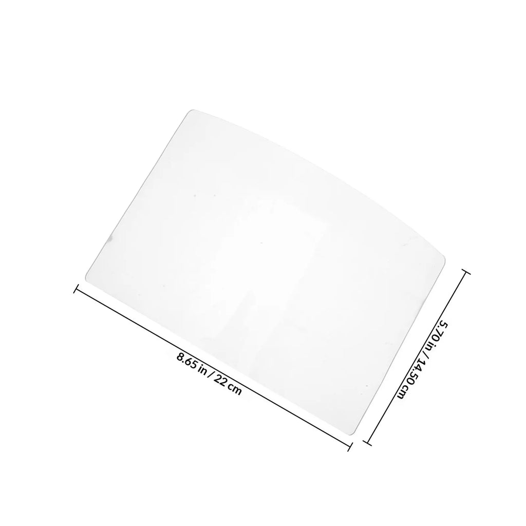 2pcs Sandblasting Hood Replacement Lens – Dustproof Cover Sandblasting Hood Lens PLUSH