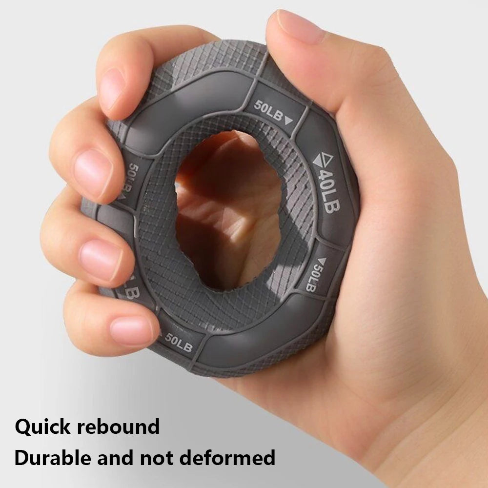 Silicone Finger Grip Ring – Dual Resistance Hand Strengthener Grip Strength Trainer PLUSH