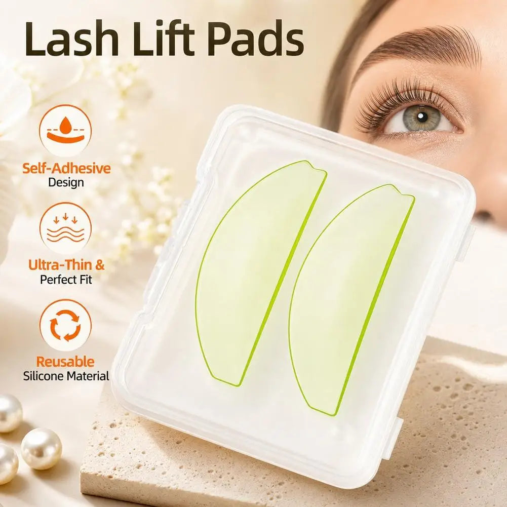 Reusable Silicone Under Eye Patches – Lash Lift Shields 1 Pair Silicone Eye Patches PLUSH