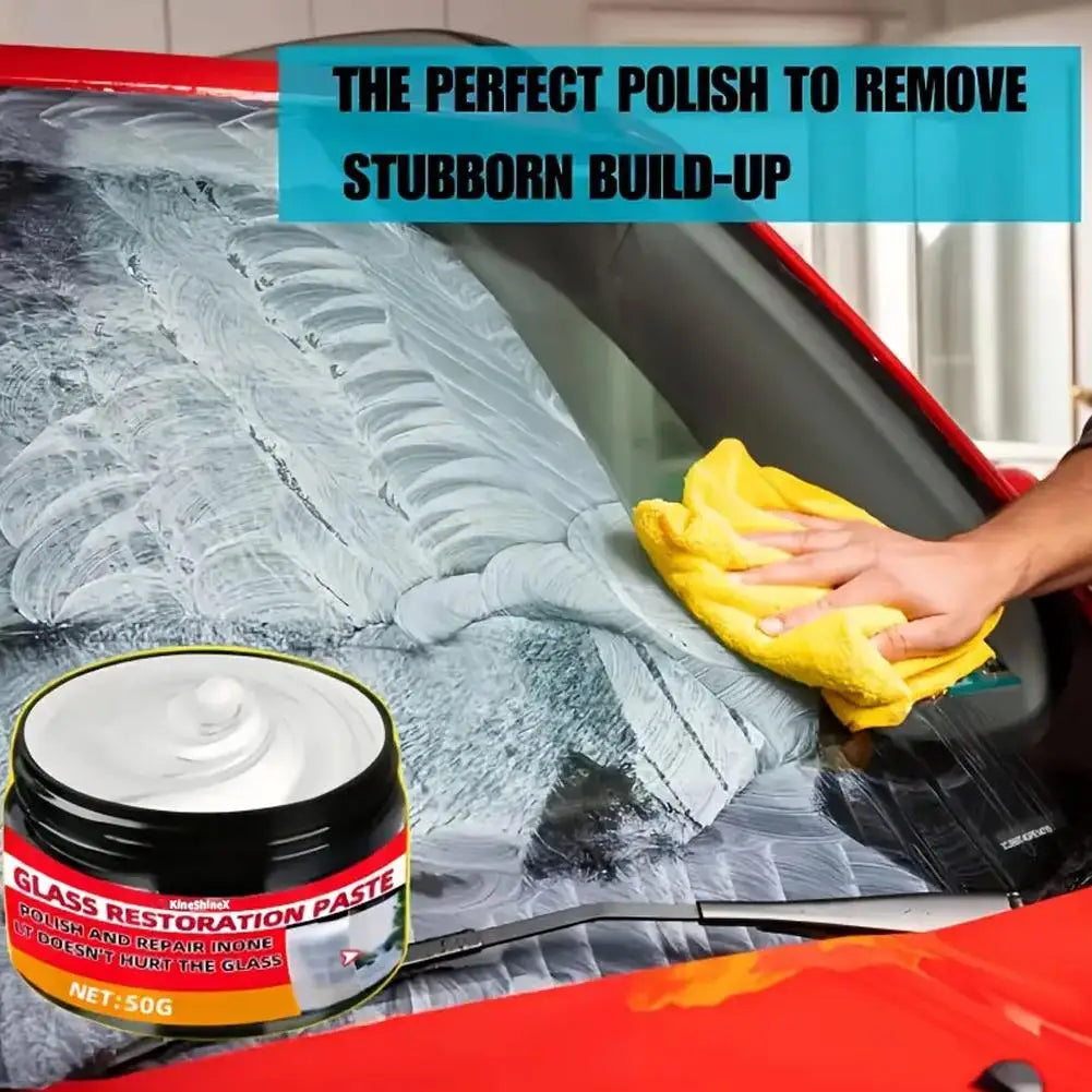 Glass Repair & Polish Paste – Car, Mirror & Window Surfaces Glass Polish Paste PLUSH