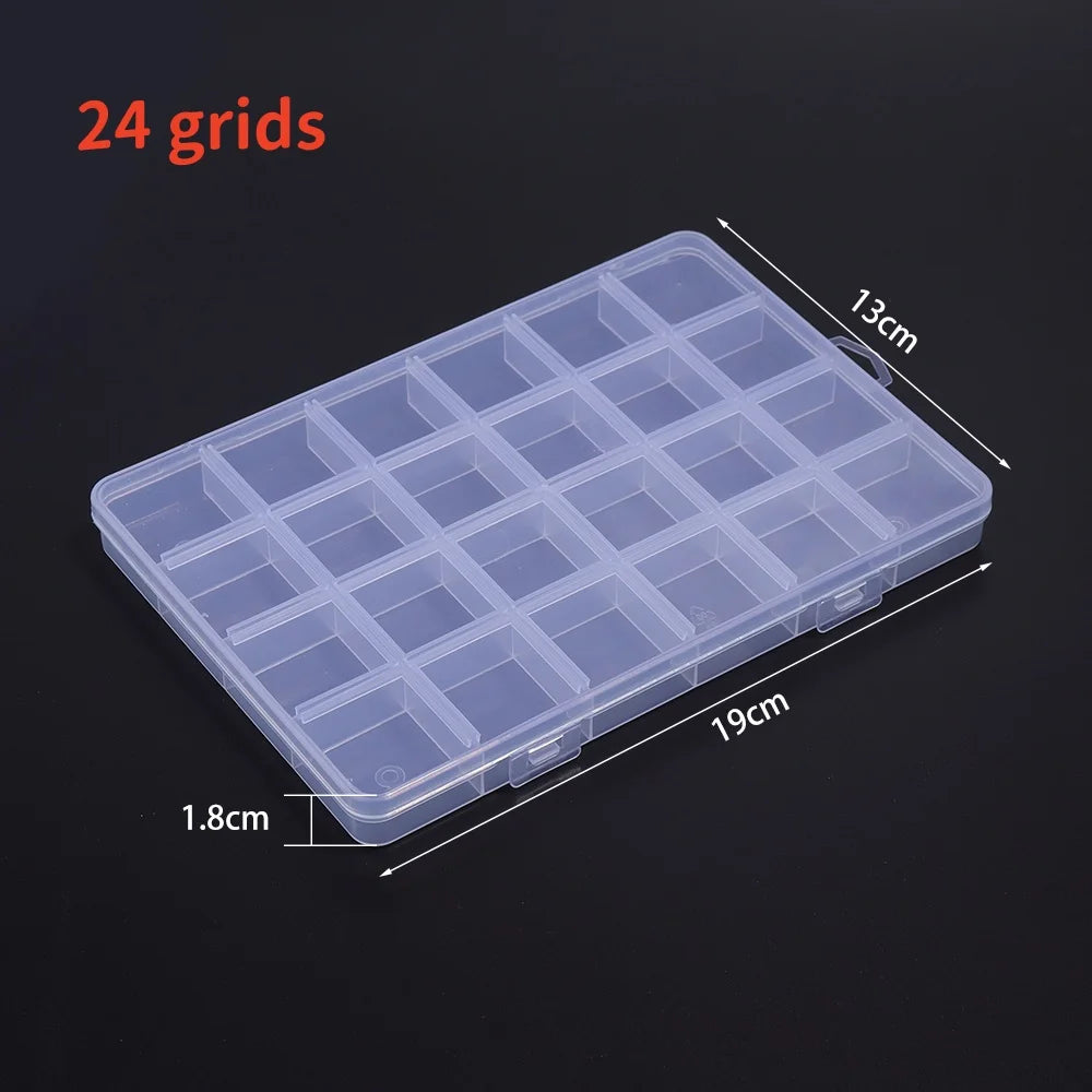 Transparent Plastic Jewelry Organizer Box | Adjustable Storage Jewelry Organizer Box PLUSH