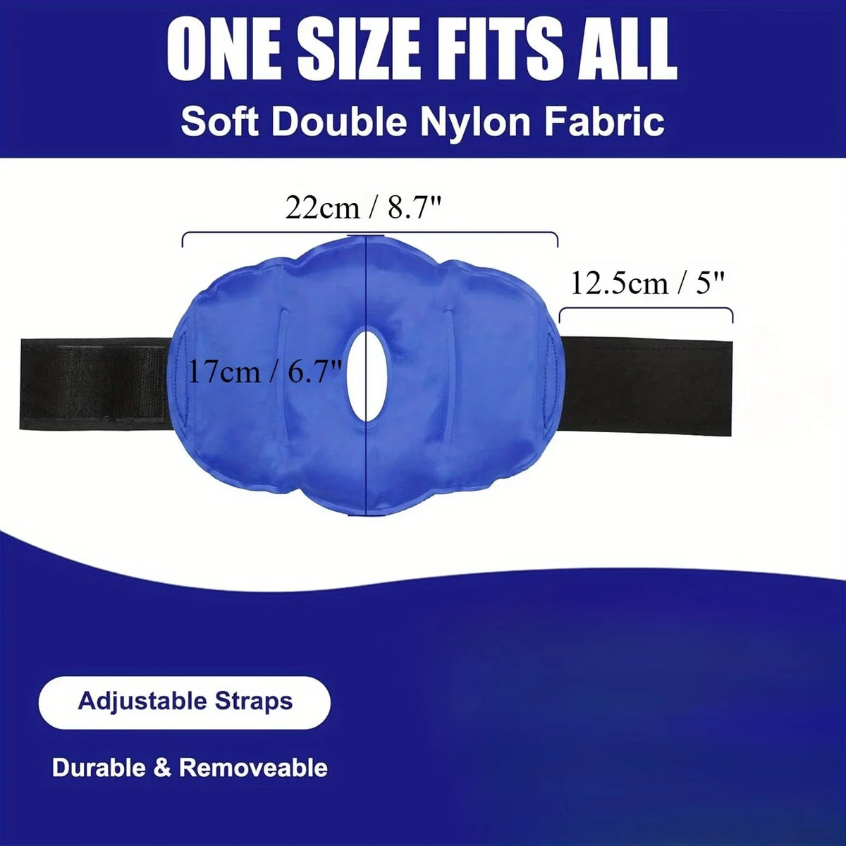 Reusable Thermal Patch – Cold & Heat Wrap for Knees & Joints Hot Cold Therapy Wrap PLUSH