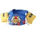 Kids Buoyancy Swim Vest – Adjustable Cartoon Float Jacket Kids Swim Vest PLUSH Blue robot