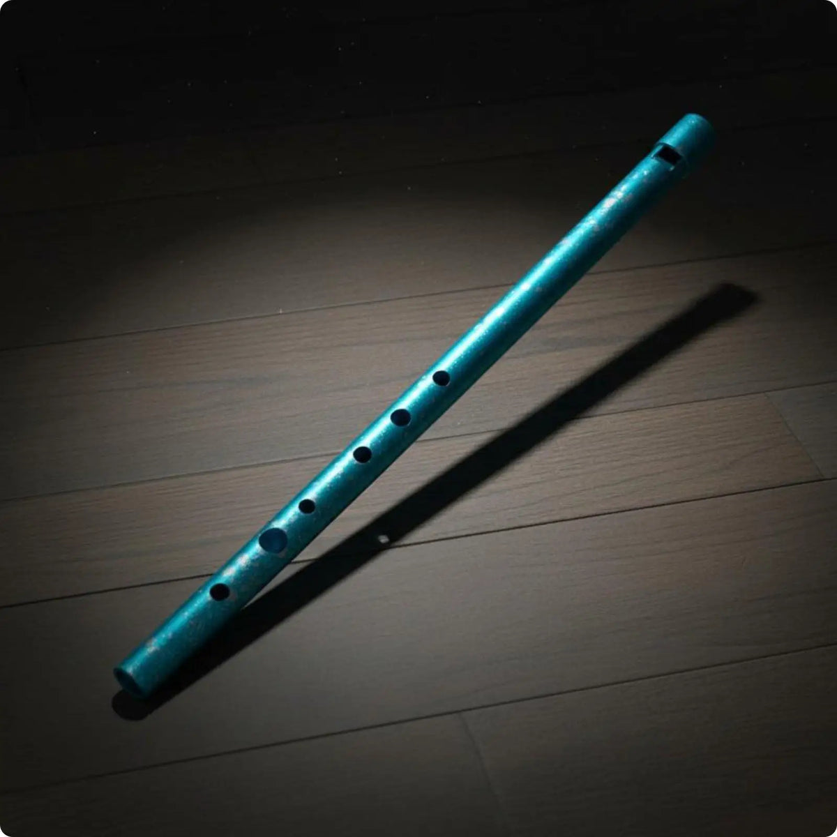 Student Metal C Tin Whistle – Beginner Wind Instrument Tin Whistle PLUSH BluePolkaDot