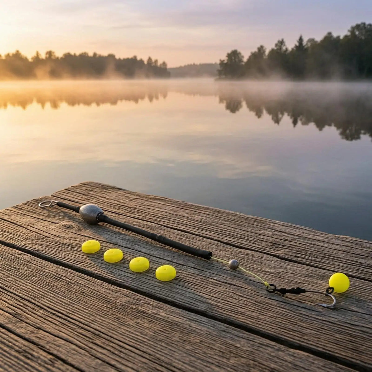 Pre-Made Carp Rig – Anti-Snag Hook, Swivel & Float Included Carp Fishing Rig PLUSH