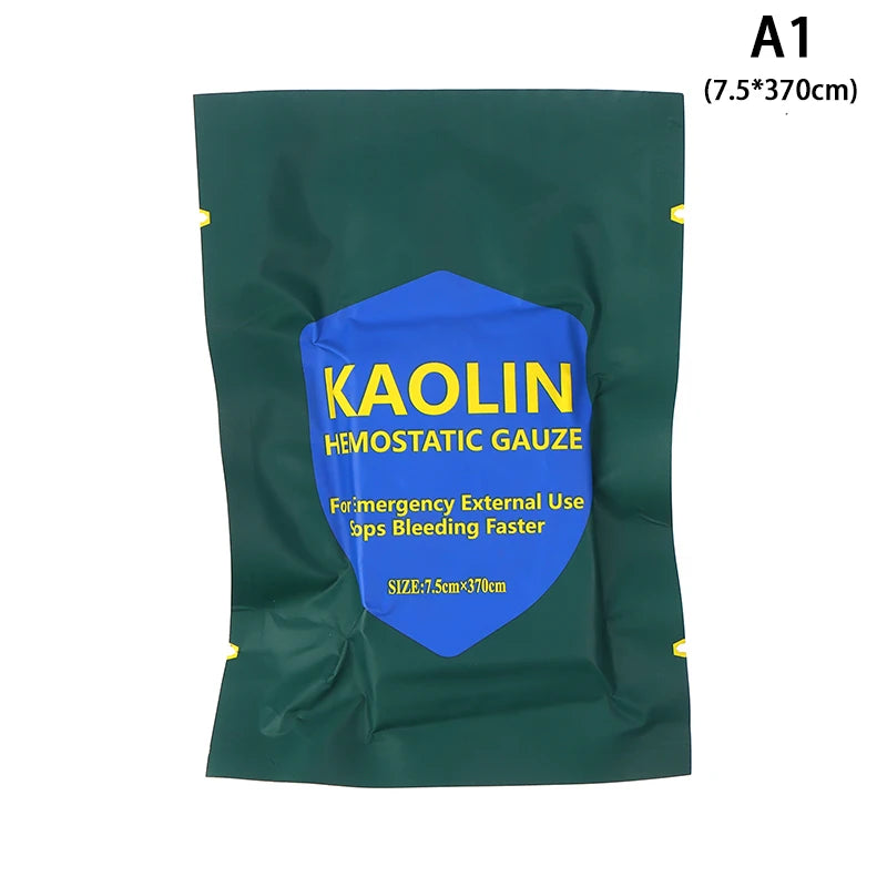 Kaolin Z-Fold Hemostatic Gauze – Tactical First Aid Dressing Hemostatic Gauze Dressing PLUSH style 1