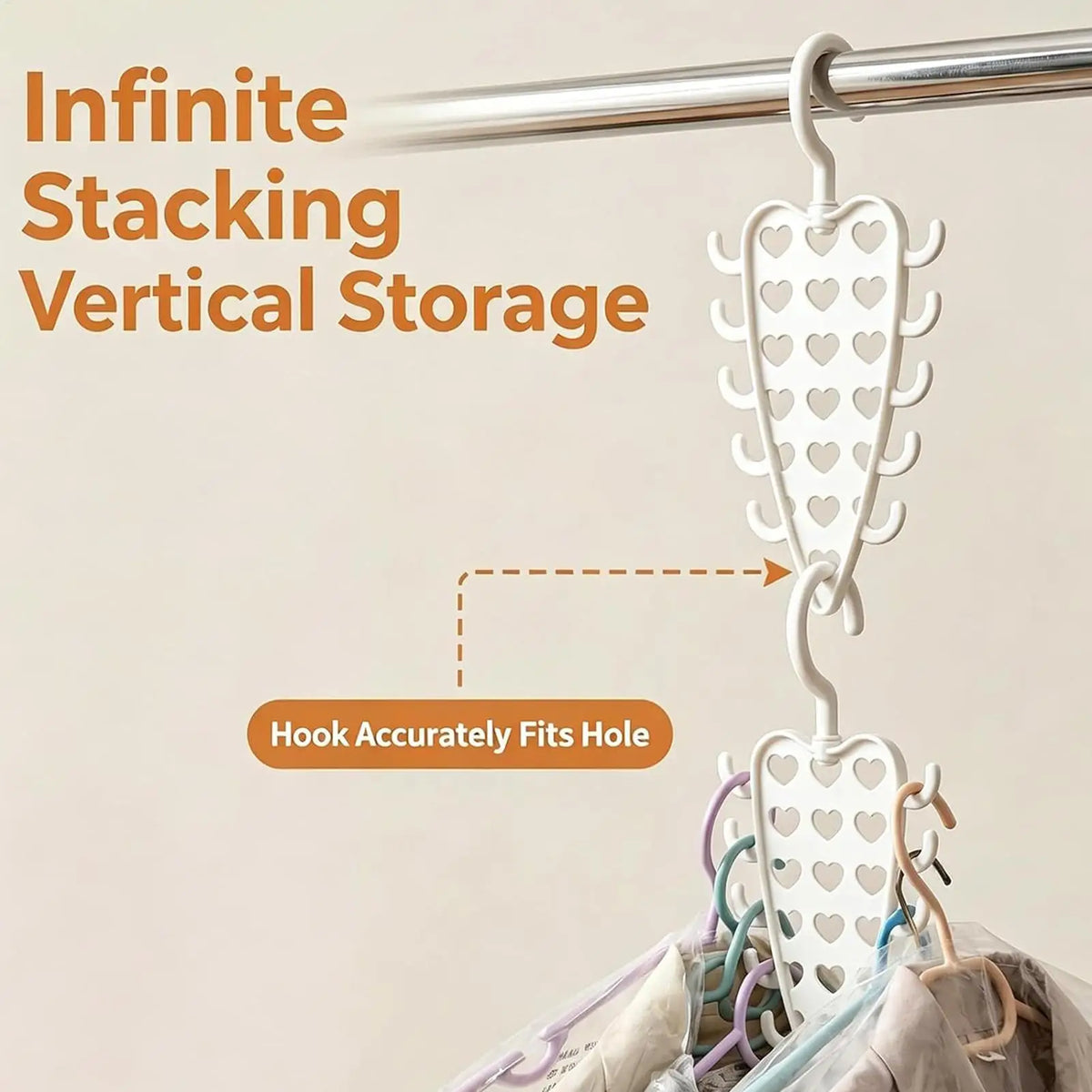 V-Shape 12-Hook Space Saving Closet Organizer Hanger Closet Organizer Hanger PLUSH
