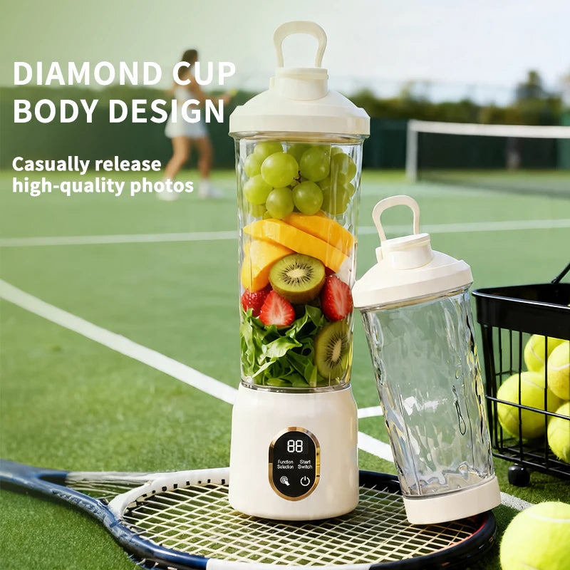 Portable Rechargeable Electric Juicer Cup | Digital Display Electric Juicer Cup PLUSH