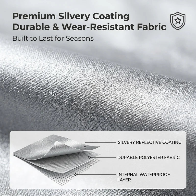 Gray Pulsator Washing Machine Cover with Zipper | 100% Polyester Appliance Cover PLUSH