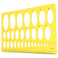 Ellipse Drawing Template Clear Plastic Drafting Ruler Drafting Template Ruler PLUSH Default Title