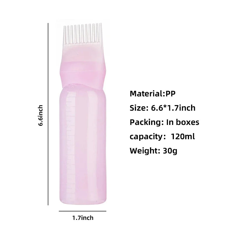 180ml Hair Oil Applicator Bottle – 10 or 20 Pack Refillable Hair Applicator Bottle PLUSH