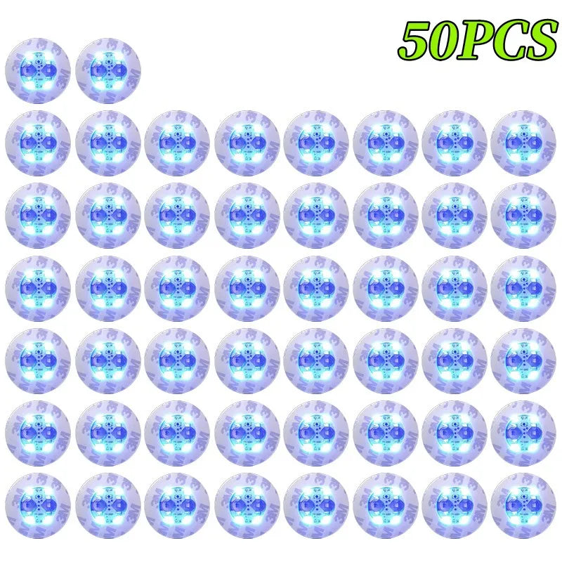150pcs LED Luminous Coaster Stickers for Bar, Drinks & Bottles LED Party Coasters PLUSH Blue-50PCS 6cm