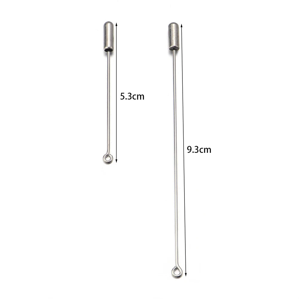 10pcs Rhodium Head Pins & Eye Pins 50/90mm – DIY Jewelry Jewelry Head Pins PLUSH