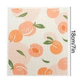 Reusable Wood Pulp Cotton Dishcloths & Scouring Pads Kitchen Cleaning Cloths PLUSH Green