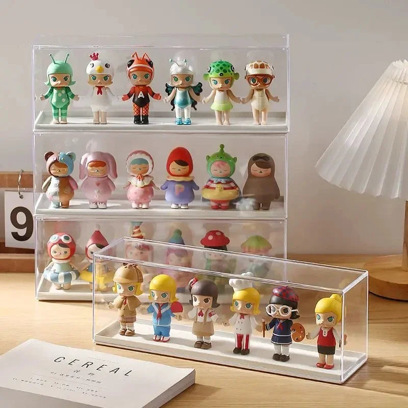 Stackable Acrylic Display Case for Anime Figures & Blind Boxes Acrylic Display Case PLUSH