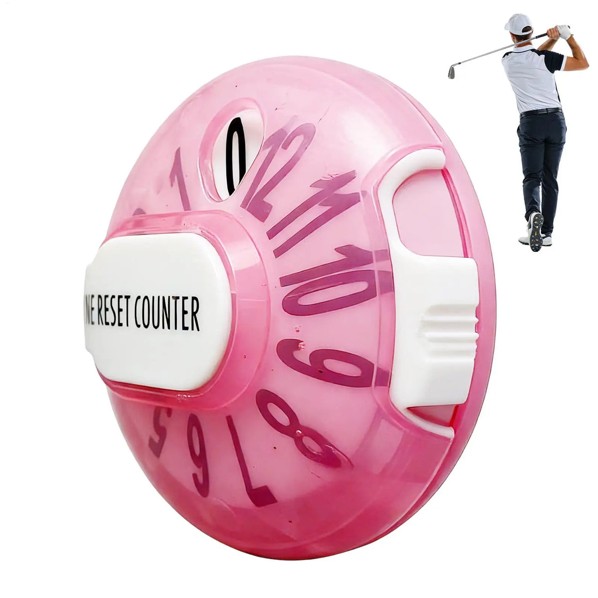 Golf Score Counter Mini Stroke Clicker & Tally Tracker Golf Stroke Counter PLUSH