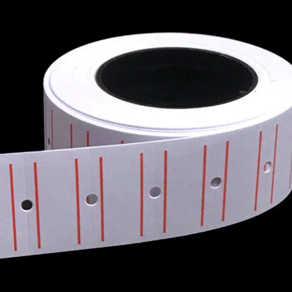 10 Rolls Adhesive Pricing Labels – 40,000 Stickers for Retail Adhesive Pricing Labels PLUSH