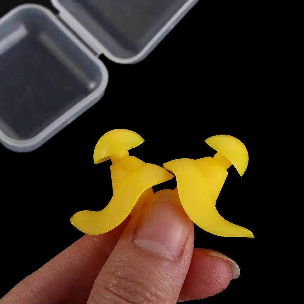 Silicone Waterproof Swim Earplugs for Sleep & Water Sports Swim Earplugs PLUSH