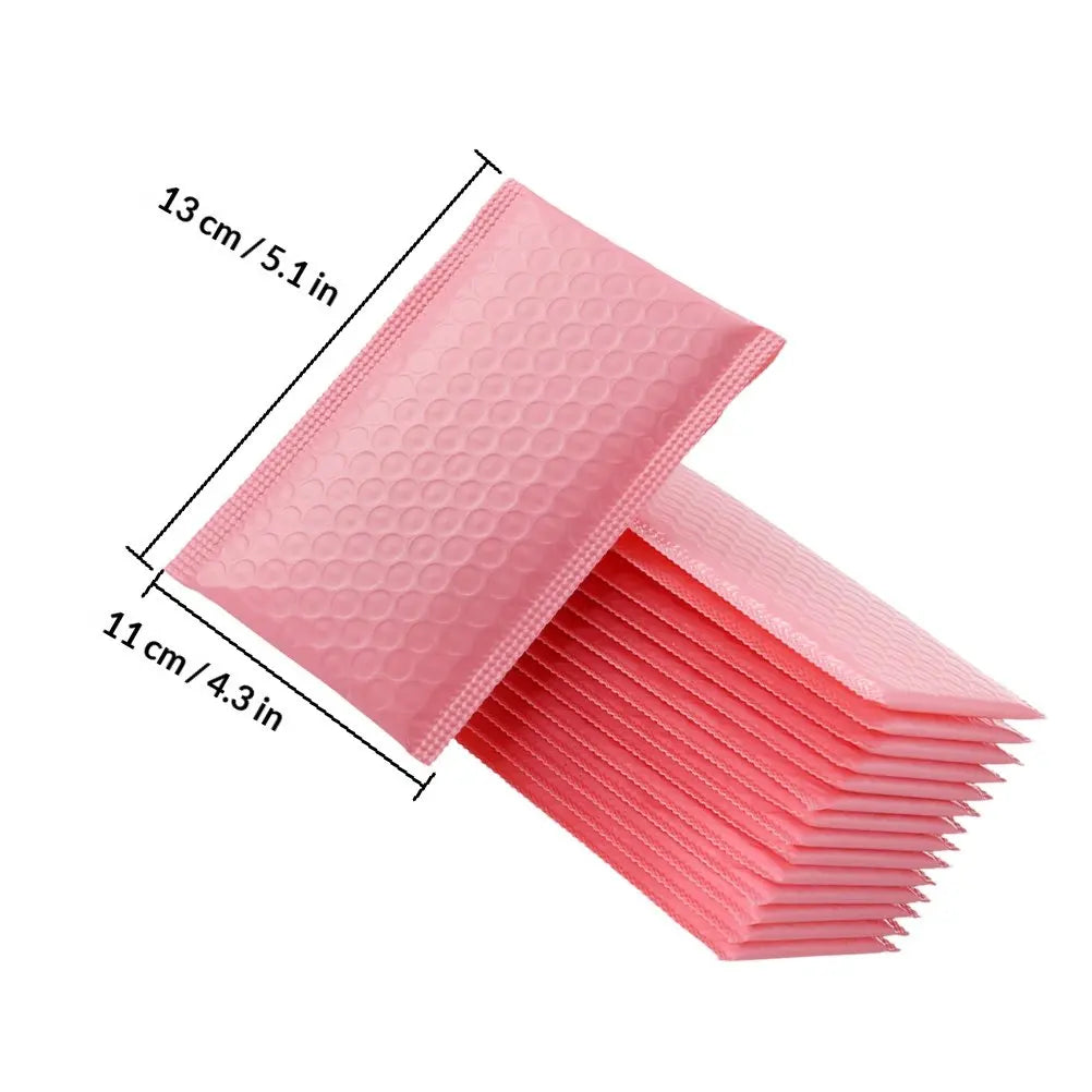 60pcs Bubble Mailers Padded Waterproof Self-Seal Shipping Bags Bubble Mailers PLUSH 13X11X0.5CM