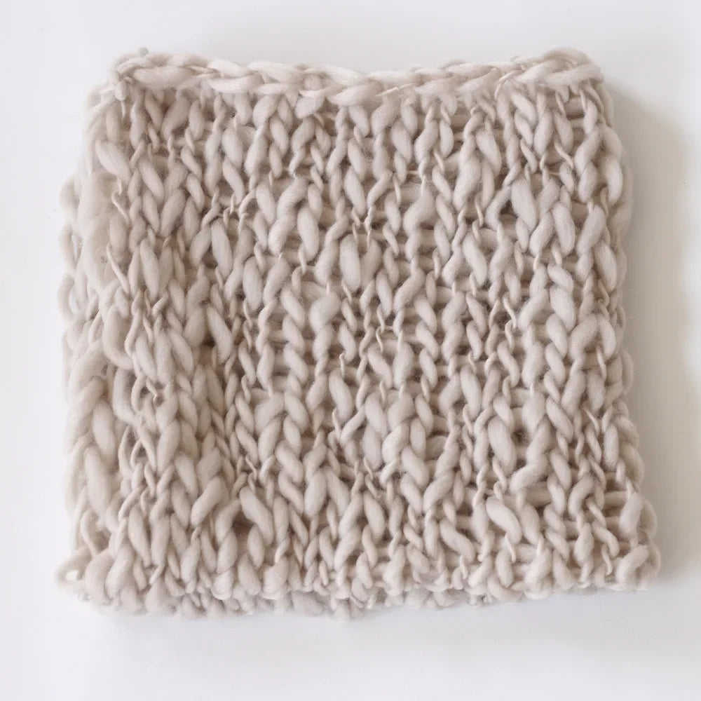 Newborn Photography Prop Blanket – Handmade Flokati Weave Mat Baby Photo Prop PLUSH 8