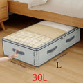 Large Non-Woven Storage Bag Clear Window – Under Bed Organizer Storage Organizer Bag PLUSH L