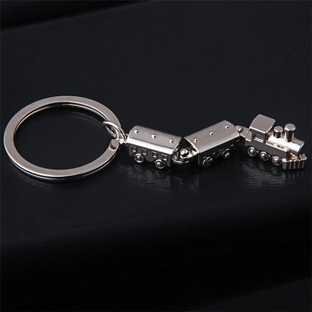Train Shaped Metal Key Chain – Zinc Alloy Fashion Key Ring Fashion Key Chain PLUSH