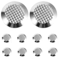 10Pcs Stainless Steel Self-Adhesive Tactile Studs | Anti-Slip Tactile Ground Studs PLUSH Default Title