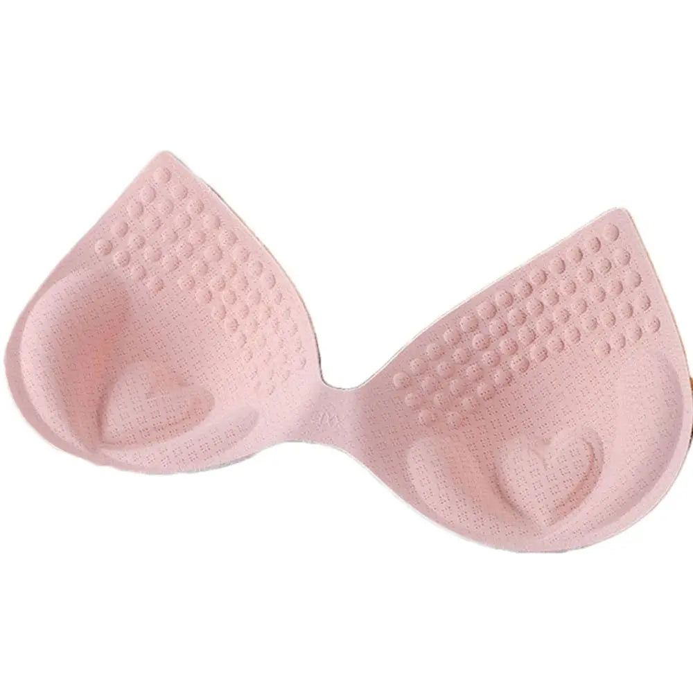 Women's Sponge Bra Inserts – Swimsuit Chest Pads Push-Up Bra Inserts & Pads PLUSH pink 2XL